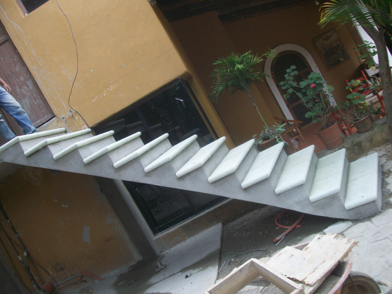 Escalones en cantera